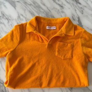 Orlebar Brown Vibrant Orange Kids Polo